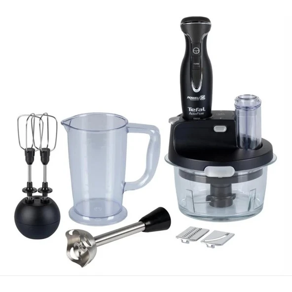 Tefal Powelix 1500W Dilimleyici ve Rende 4 Bıçaklı *1,5 Litre Cam Hazneli Blender & Mutfak Robotu ürün görseli 1
