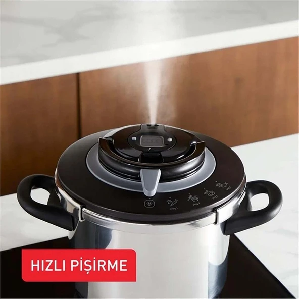Tefal Düdüklü Tencere Clipso Chef 6 L - Resim 2