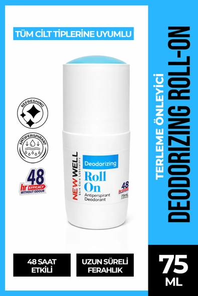 Deodorizing Roll On Terleme Önleyici Koltuk Altı Roll On (Mavi) 75 ML ürün görseli 1