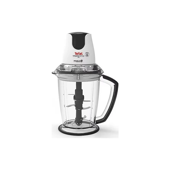 Tefal Masterchop Powelix Extra 6 Bıçaklı Doğrayıcı 1,5 L Plastik Hazneli Beyaz-Grı ürün görseli 1