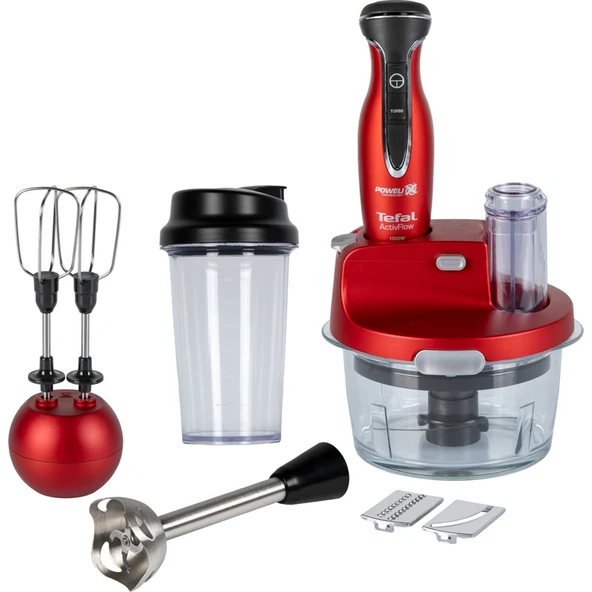 Tefal Powelix Activflow OntheGo 1500 Watt Blender Seti [Kırmızı] - 9100046717 ürün görseli 1