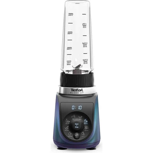 Tefal Blend Up 0,85 Litre 8 Programlı Güçlü 1000 Watt Mini Smoothie Blender - Mavi ürün görseli 1