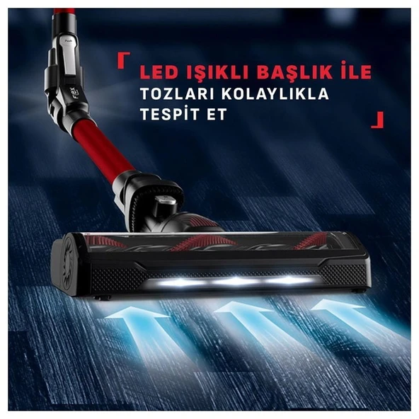 Tefal Bükülebilir Flex Boru Teknolojisi 100 Air Watt Güçlü Emiş Evcil Hayvan Dostu Şarjlı Dikey Süpürge X-Force Flex 9.60 TY2098WO ürün görseli 1