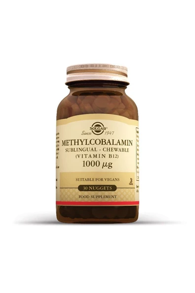 Solgar Methylcobalamin B12 1000 Mcg 30 Tablet ürün görseli 1