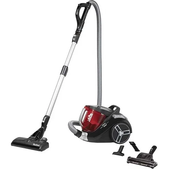 Tefal TW4863 Extent Power Premium 2,5L Toz Torbasız Elektrikli Süpürge Kırmızı-Siyah Modern Tasarım ürün görseli 1