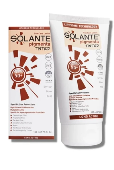 Solante Pigmenta Tinted Lotion SPF 50+ 150 ml ürün görseli 1