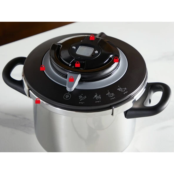 Tefal Clipso+ Chef Düdüklü Tencere - 6 Litre - Resim 2