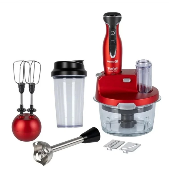 Tefal Powelix 1500W Dilimleyici ve Rende 4 Bıçaklı *1,5 Litre Cam Hazneli Blender & Mutfak Robotu ürün görseli 1