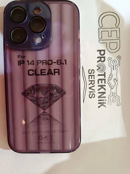 iPhone 14 Pro mor kılıf - Resim 2