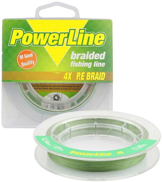 Power Lıne Classıc Braid 4x 250 mt Örgü İp (Yeşil)  0,30 mm ürün görseli 1