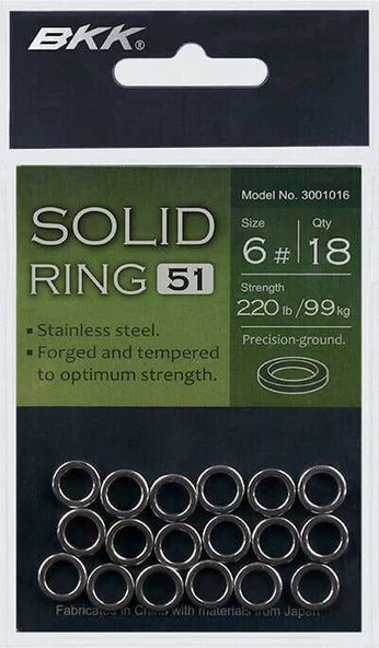 BKK Solid Ring-51  5 18 Pcs ürün görseli 1