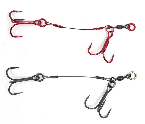Savage Gear Carbon49 Corkscrew Stinger 2x 2 Adet İğne  1/0 ürün görseli 1