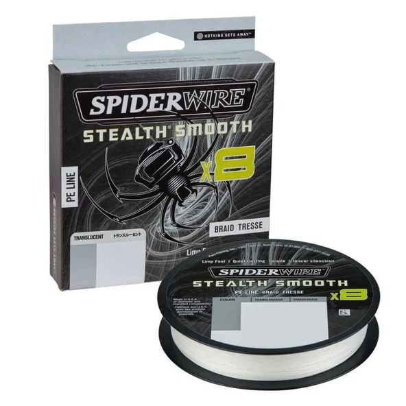 SpiderWire Stealth Smooth x8 Pe Braid 300m Translucent Örgü İp  0.14mm ürün görseli 1