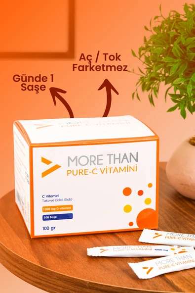 Pure C Vitamini 100 Saşe (ASCORBİC ACİD) - Resim 4