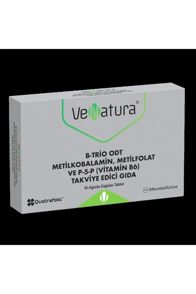 VENATURA B-trio Odt Metilkobalamin Metilfolat Ve P-5-p 30 Tablet ürün görseli 1