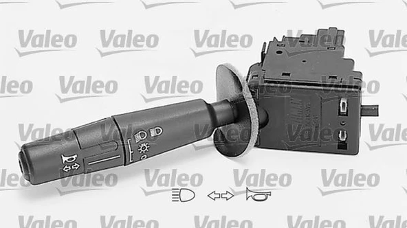 Peugeot 106 1991-1996 / 306 1993-2002 Aydınlatma ve Korna Kumanda Kolu (Siyah) ürün görseli 1