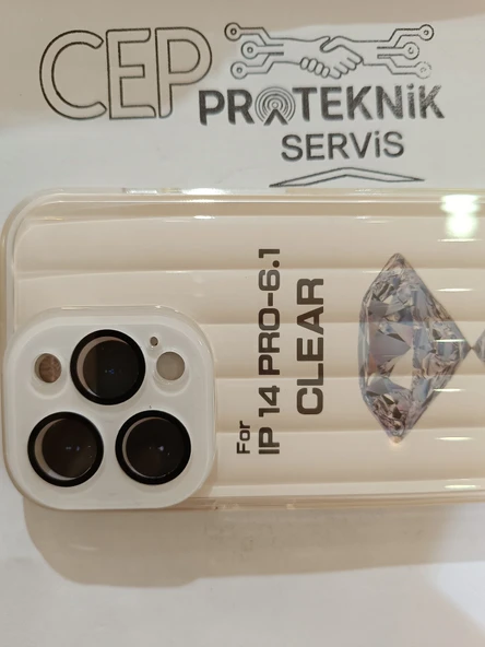 iPhone 14 Pro beyaz kılıf - Resim 3