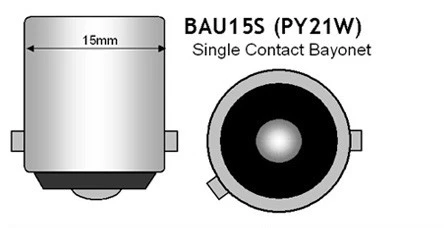 Femex Platinum P21W Beyaz NoN-Direction 1156 Tek Duy  Led Ampul 3030Chip 24smd ürün görseli 1