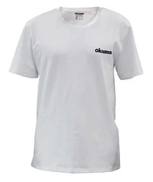 Okuma White Motif Cotton Short Sleeve Shirt  S ürün görseli 1