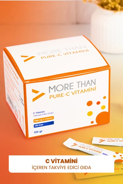 Pure C Vitamini 100 Saşe (ASCORBİC ACİD) ürün görseli 1