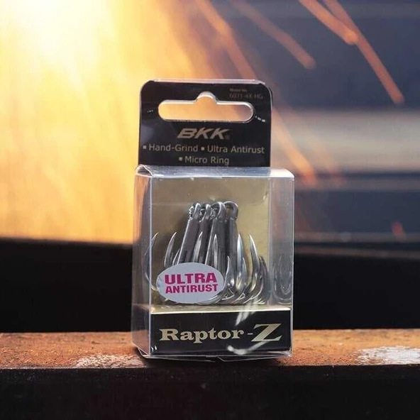BKK Raptor-Z Üçlü Olta İğnesi  4/0 - Resim 3