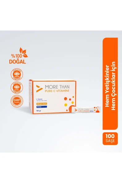 Pure C Vitamini 100 Saşe (ASCORBİC ACİD) - Resim 2