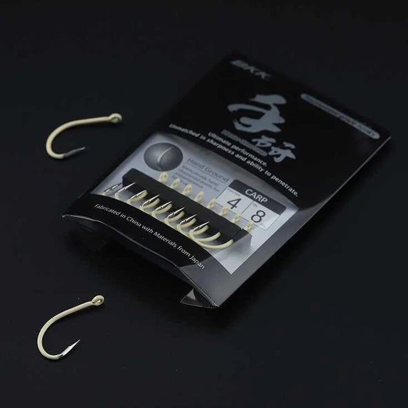 BKK Carp Hook Hand Ground Olta İğnesi  6 - Resim 3