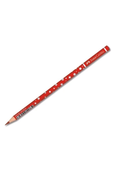 Faber Castell Yıldızlı Başlık Kalemi Kırmızı ürün görseli 1
