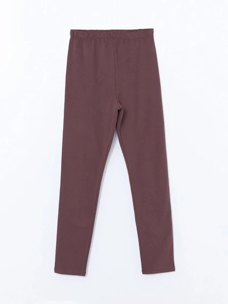 LCW Kids Mürdüm Beli Lastikli Basic Kız Çocuk Tayt ürün görseli 1
