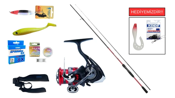Shimano Sienna Spinning EVA 2,69m 10-35g&Daiwa Ninja 23 LT 4000 C Spin Seti ürün görseli 1