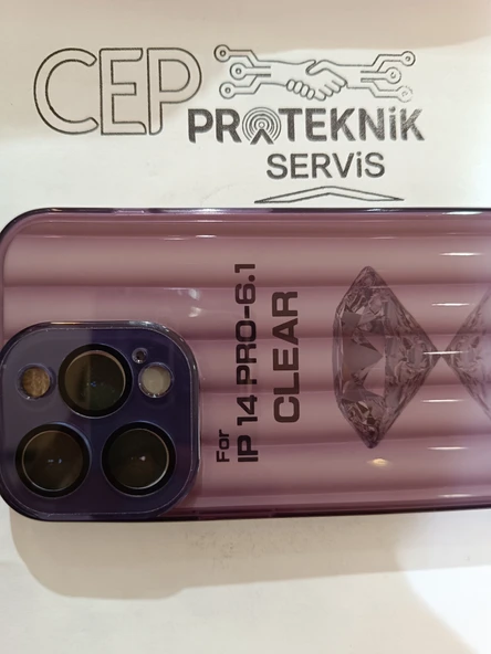 iPhone 14 Pro mor kılıf - Resim 3