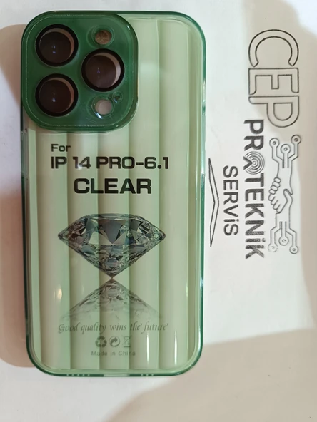 iPhone 14 Pro yeşil kılıf - Resim 2
