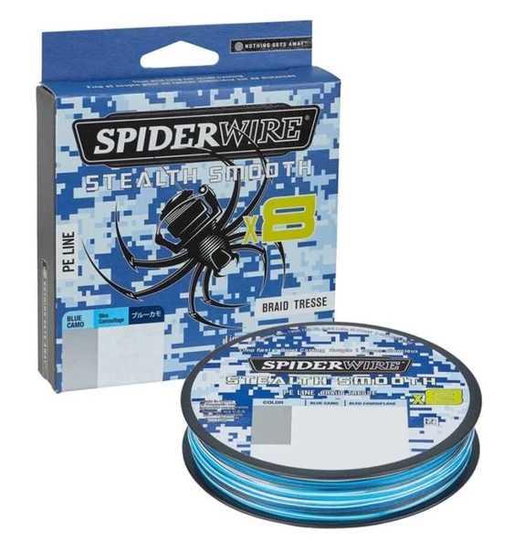 Spider Wire Stealth Smooth8 x8 Pe Braid 300m Blue Camo Örgü İp  0.13mm ürün görseli 1