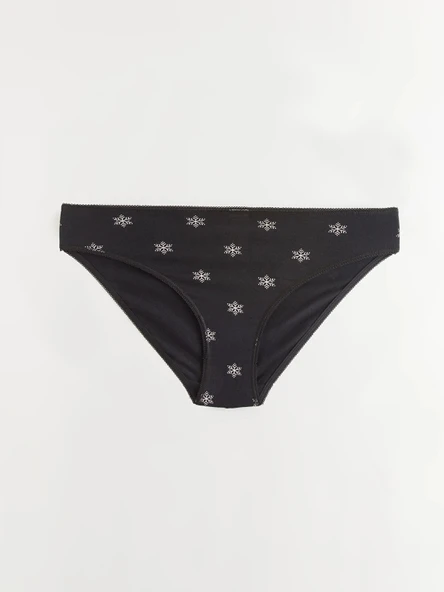 LCW DREAM Siyah Baskılı Bikini Külot 3'lü - Resim 2