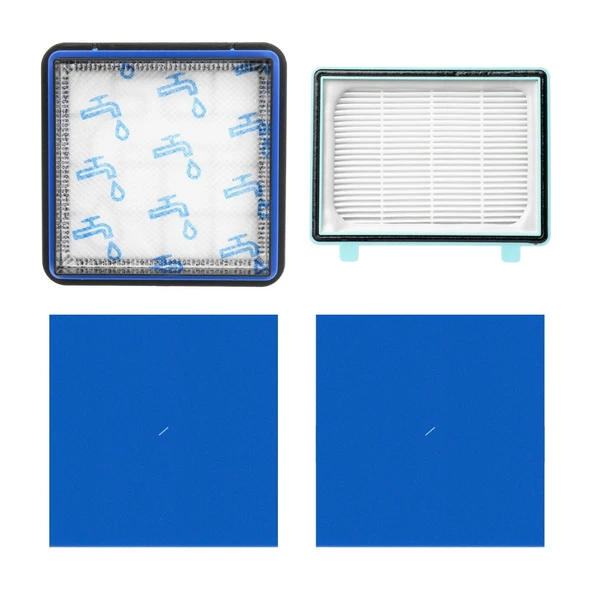 AeroFlow® Philips PowerPro Compact FC9515/81 Uyumlu FC8010/01 Yıkanabilir Filtre Seti | 2x Sünger Filtreli ürün görseli 1