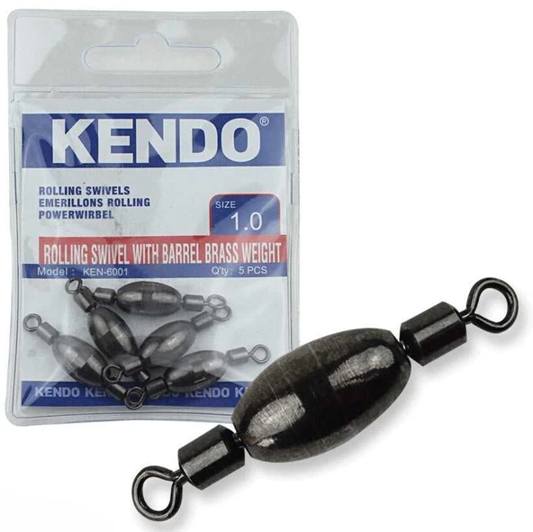 Kendo Rollıng Swivel With Barell Brass Weight 5 Adet (Ağırlıklı Fırdöndü)  1,5 ürün görseli 1