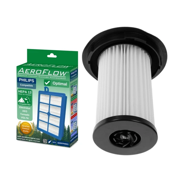 Philips Marathon FC9222/02 Uyumlu Filtre Seti | 1x FC8038/01 - 1x FC6086/01 (AeroFlow® Optimal Hepa) ürün görseli 1