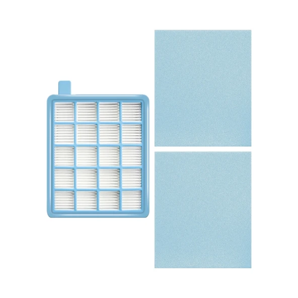 Philips PowerPro Compact FC8470/81 Uyumlu FC8058/01 Filtre Seti | 1x Hepa Filtre - 2x Sünger Filtre ürün görseli 1