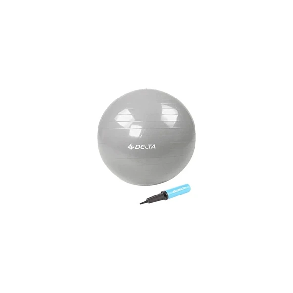 Delta 65 cm Gümüş Renk Pilates Topu + Pompa JRS660 - Resim 2