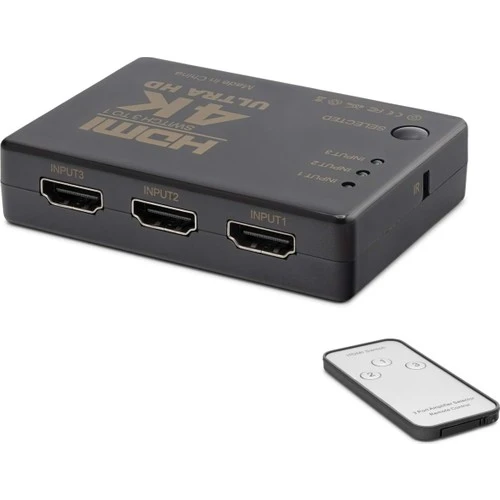 Hadron HDX1308(236) Swıtch HDMI 4K 3 In 1 Port ürün görseli 1