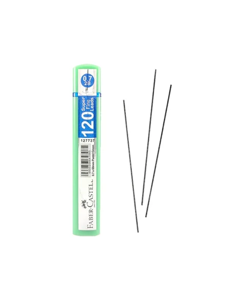 FABER CASTELL GRIP MIN 07 2B 60MM 120 LI YESIL/PEM ürün görseli 1