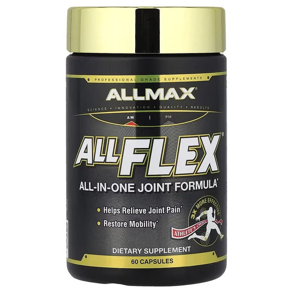 ALLMAX ALLFLEX All-In-One Joint Collagen Cartilage Curcumin OptiMSM UC-II 60 Caps ürün görseli 1