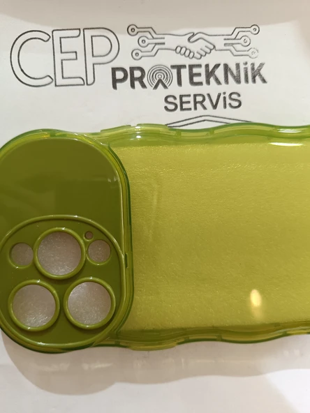 iPhone 14 Pro yeşil kılıf - Resim 3