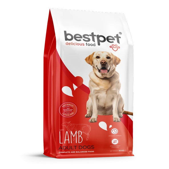 Bestpet Yetişkin Köpekler İçin Kuzu Etli Kuru Mama 15 kg ürün görseli 1