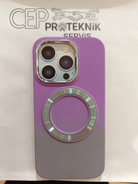 iPhone 14 Pro mor gri renkli kılıf ürün görseli 1