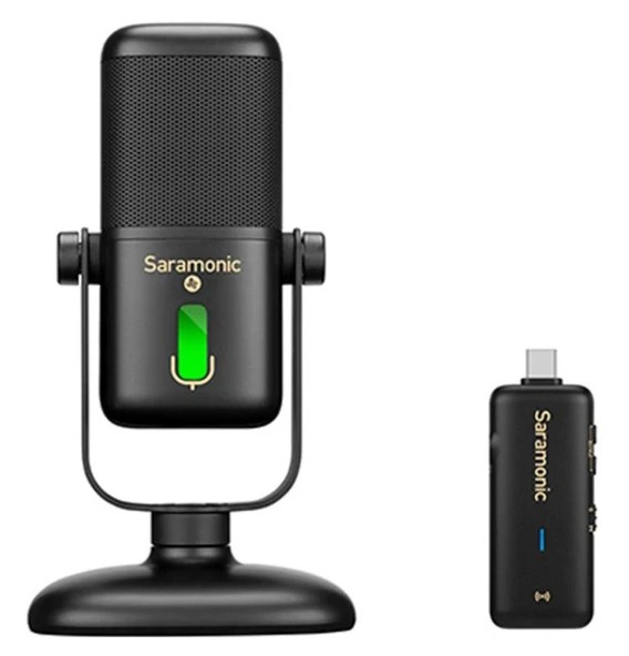 SARAMONIC SR-MV2000W 139SR-MV2000W, Kablosuz, USB, Multirenk, 2.4GHz 60m, Profesyonel  Mikrofon ürün görseli 1