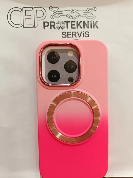 iPhone 14 Pro pembe  renkli kılıf ürün görseli 1