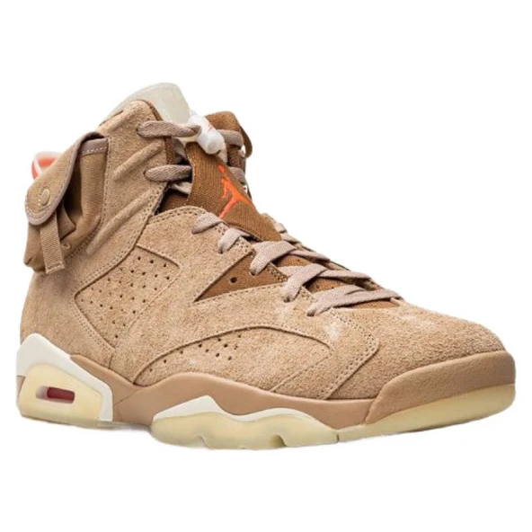 Nike Air Jordan 6 Retro Travis Scott British Khaki Erkek Spor Ayakkabı ürün görseli 1