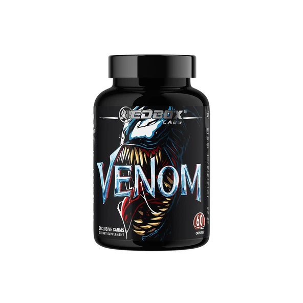 Redbox Labs Venom RAD-150 TLB-150 Laxogenin Turkesteron 60 Caps ürün görseli 1