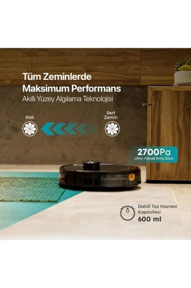 Ttec Navi LaseriQ Akıllı Robot Süpürge Teşhir - Resim 4